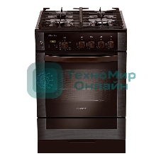 Плита газовая Gefest ПГ 6500-03 0045 коричневый, конфорок 4 шт, духовка 52 л, 60 см x 85 см x 60 см