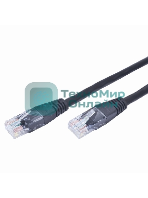 Патч-корд FTP Cablexpert cat.6, 1м, литой, многожильный, черный