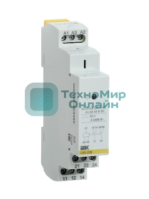 Реле промежуточное OIR 3 конт. (8А) 230В AC IEK OIR-308-AC230V
