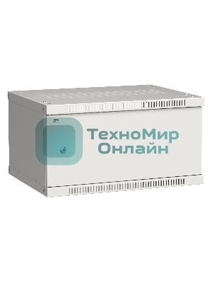 Шкаф ITK LWE3-06U64-MF LINEA WE 6U 600x450 мм дверь металл серый