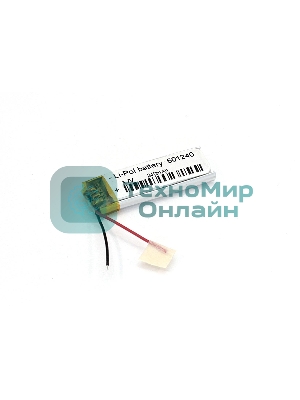 Аккумулятор Li-Pol (батарея) 6x12x40мм 2pin 3.7V/240mAh