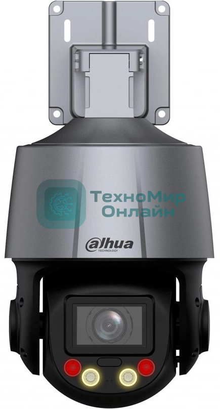 Мини-PTZ IP-видеокамера Dahua DH-SD3C405DB-GNY-A-PV Smart Dual Light с активным сдерживанием и ИИ 4Мп, 1/2.8” CMOS, 5x моторизованный объектив 2.7~13,5мм (5x), видеоаналитика, ИК до 50, LED до 30м