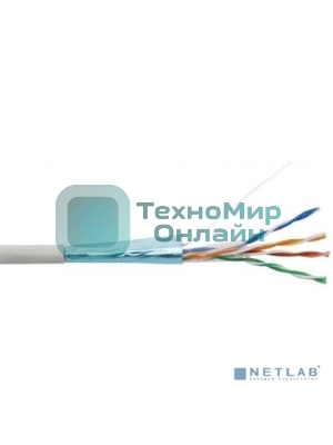Кабель FTP PROconnect 4PR 24AWG, CCA, cat.5e, PVC, серый, бухта 50 м