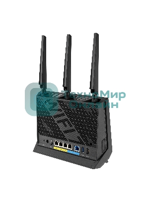 Маршрутизатор ASUS RT-BE86U, черный/красный, 90IG08W0-MO9A0V