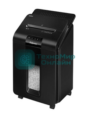 Шредер Fellowes AutoMax 100M (секр.P-4)/фрагменты/100лист./23лтр./скрепки/скобы/пл.карты