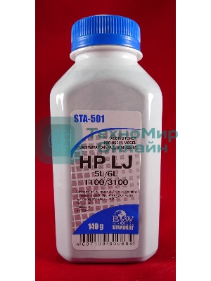 Тонер HP LJ 1100/1150/3100/5L/6L (фл,140г) B&W Standart фас России