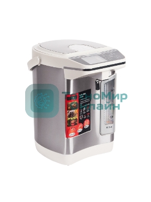 Термопот Mystery MTP-2442 4.5л. 700Вт серебристый/белый