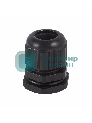 Кабельный ввод Rexant PG-21 (13-18 мм) черный