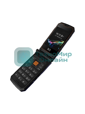 Мобильный телефон BQ 2822 Dragon черный/оранжевый