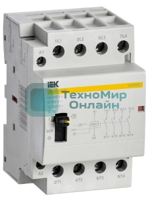 Контактор модульный КМ40-40МР AC с ручным управ. KARAT IEK MKK22-40-40