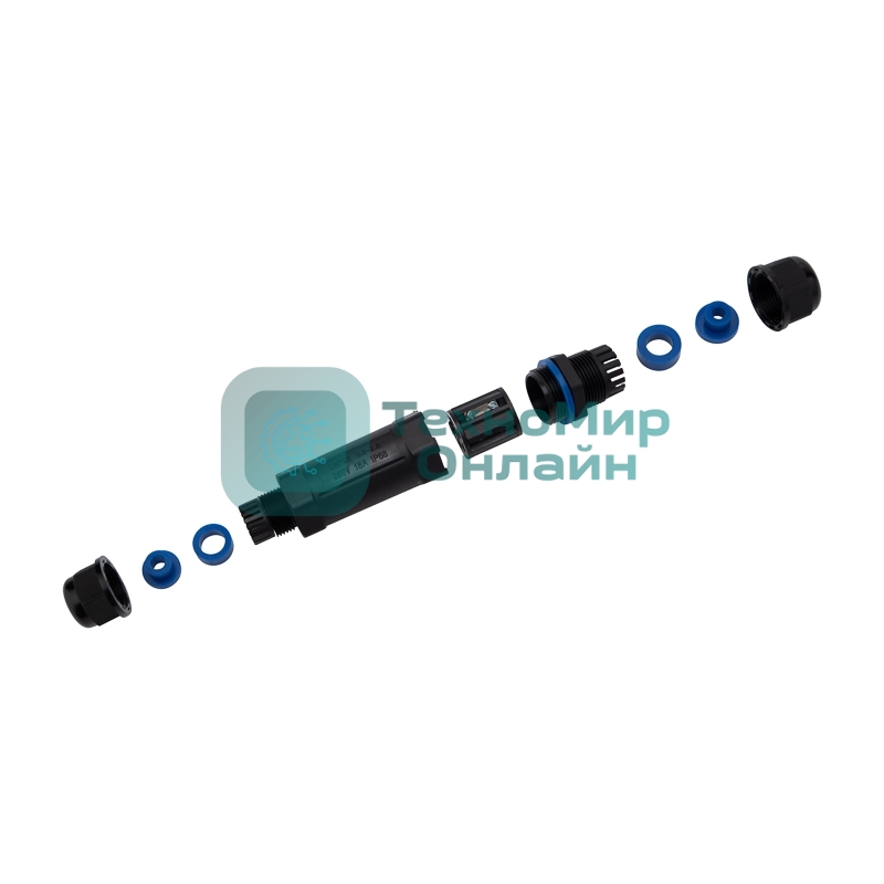 Кабельный коннектор I-образный Rexant (3PIN 0,5-2,5мм2) IP68