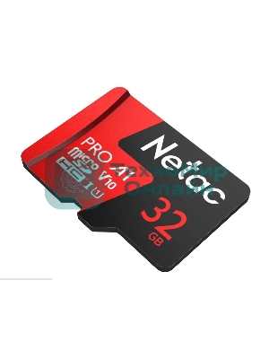 Флеш карта MicroSD card Netac P500 Extreme Pro 32Gb, retail version w/o SD adapter
