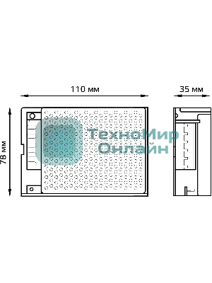 Блок питания GAUSS LED STRIP PS 60W 12V