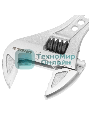 Ключ разводной Gross 15562 250 мм,CrV, двухкомпонентная ручка