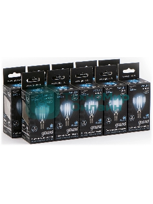 Лампа светодиодная Filament Шар E14 7Вт 4100К Gauss 105801207
