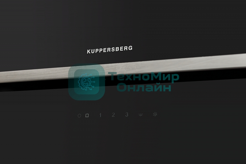 Вытяжка каминная Kuppersberg F 600 B черный/нержавеющая сталь, 60 см, 650 куб. м/ч, 47 дБ