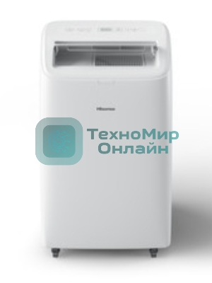 Кондиционер мобильный Hisense AP-12CW4GQCS00 12000 BTU, 25 м², 50 дБ, охлаждение, осушение, белый