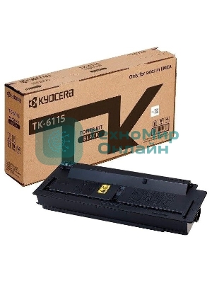Картридж лазерный Kyocera TK-6115 (1T02P10NL0) черный для M4125idn/M4132idn 15000 стр.