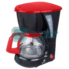 Кофеварка Василиса КВ1-600 черный с красным