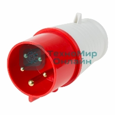 Вилка Rexant 025 переносная 3Р+РЕ+N 32А 380В IP44