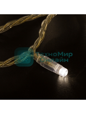 Гирлянда Neon-night Нить 10м, эффект мерцания (каждый 5-ый), прозрачный ПВХ, 230В, теплый белый