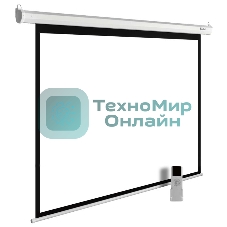 Экран Cactus 300x300 см MotoExpert CS-PSME-300x300-WT 1:1 настенно-потолочный рулонный белый (моторизованный привод)