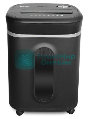 Шредер ГЕЛЕОС УМ28-5, DIN P-5 (5 ур-нь секр.), 28 литров, фрагмент 1,9х12мм, 13-14 лист (70г/м2), CD/пл.карты/скрепки/скобы,