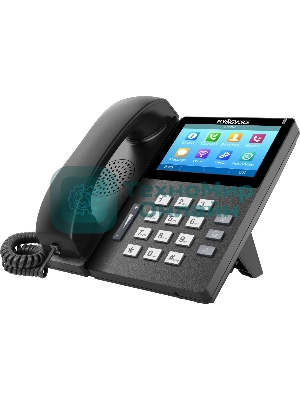 Телефон IP Flyingvoice FIP15G Plus черный (упак.:1шт)