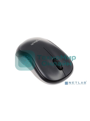 Мышь беспроводная Logitech M220 SILENT черный/серый, 1000 dpi, радиоканал, USB, кнопки - 3