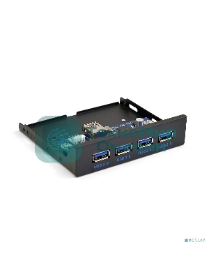 Планка USB на переднюю панель ExeGate U3H-625, 3,5