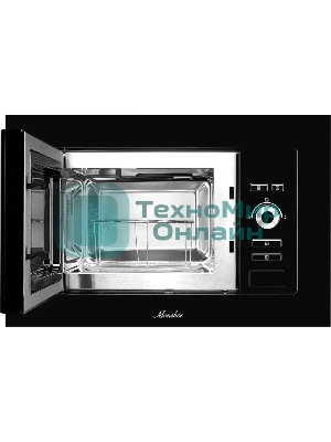 Встраиваемая микроволновая печь Monsher MMH 201 B, 59.3х38.5х31.3 см, мощность микроволновой печи 800-1250 Вт, мощность гриля 1000 Вт, 5 уровней мощности, электронное управление, многофункциональный дисплей, режим Микроволны/Гриль/Комби, автоменю8 программ, блокировка от детей, быстрый пуск, Принадлежности: высокая решетка для гриля, поворотный стол 245 мм, объем 20 л, : черный/стекло