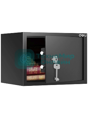 Сейф Deli Srock ET561 200x310x200мм ключевой