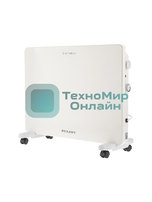 Конвектор электрический Rexant 60-0097, белый, 1500 Вт, 20 м2, механический термостат