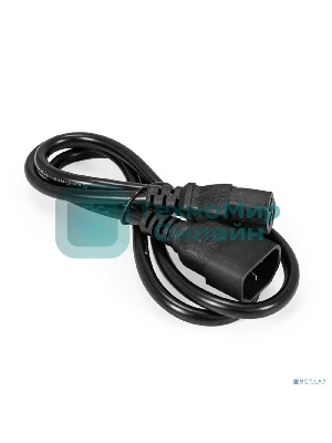 Кабель питания ExeGate Special EC-1S (C13->C14, 3*0.5мм2, CCA, черный, 1м)