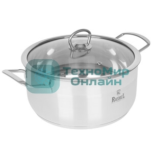 Кастрюля RASHEL Гретта R-50 5 л из нерж ст. кр., 2