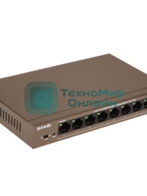 Коммутатор 9PORT 10/100M POE TEF1109P-8-102W Tenda