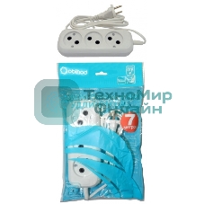 Удлинитель ОБИХОД РС-3 без з/м 3x7 м (ШВВП) (50) 150-507