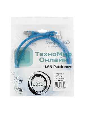 Патч-корд FTP Cablexpert cat.6, 1м, литой, многожильный, черный