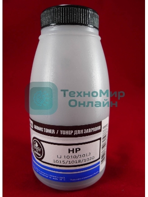 Тонер HP LJ 1010/1012/1015/1018/1020 (фл,110г) B&W Premium фас России