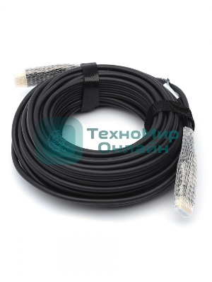Кабель HDMI 30 м (HIGH speed, Metal gold, Optical) 8K VER 2.1 Кабель HDMI 30 м (HIGH speed, Metal gold, Optical) 8K VER 2.1
