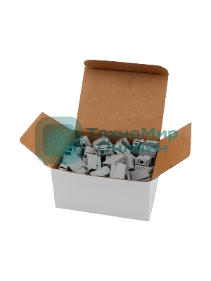 Строительно-монтажная клемма Rexant СМК 224 для светильника на 1 проводник (1,0-2,5)/(0,5-2,5) мм², серый (100 шт./уп.)