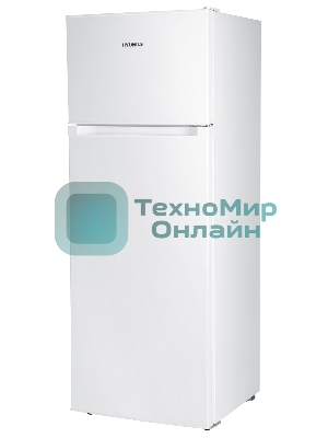 Холодильник Hyundai CT2551WT белый двухкамерный 166/40л морозилка сверху