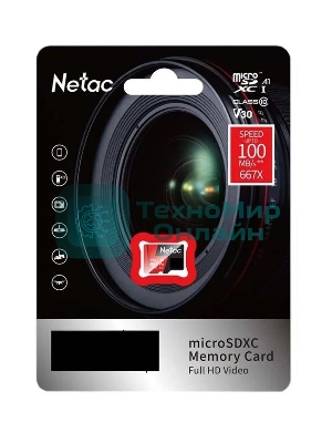 Флеш карта MicroSD card Netac P500 Extreme Pro 32Gb, retail version w/o SD adapter