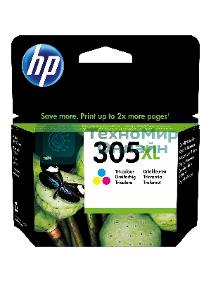 Картридж струйный HP 305XL 3YM63AE многоцветный (200 стр.) для HP DJ 2320/2710/2720