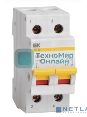 Выключатель нагрузки ВН-32 20А/2П IEK MNV10-2-020