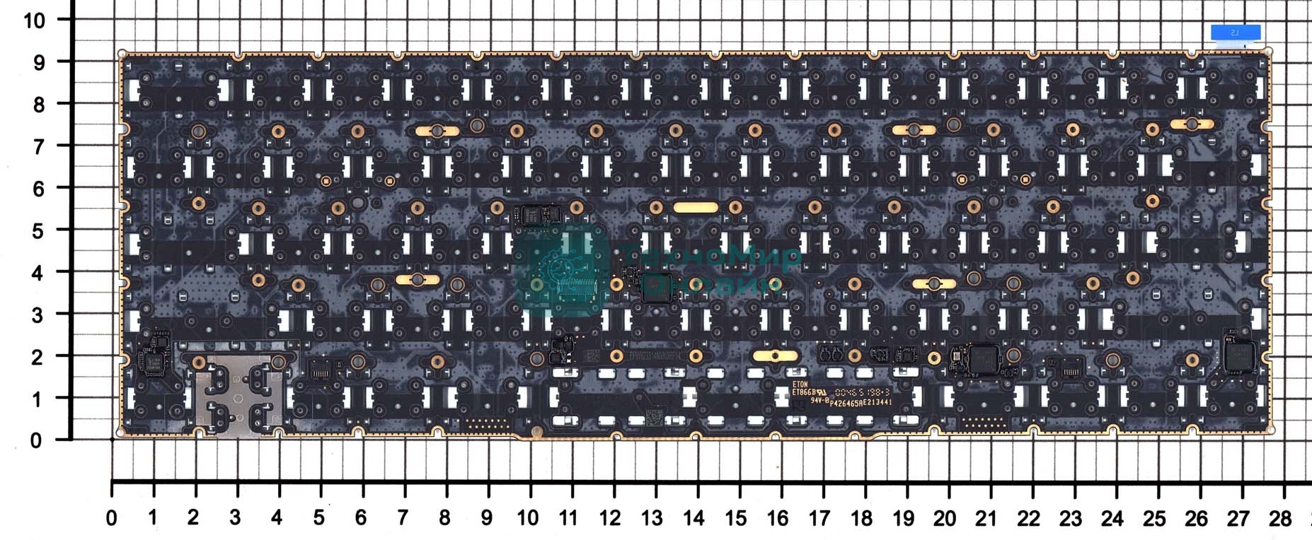 Клавиатура для ноутбука Apple MacBook Pro Retina 13