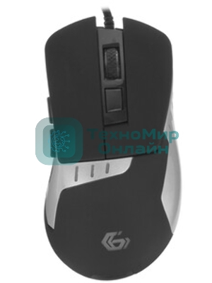 Мышь проводная Gembird MG-520 черный, 3200 dpi, USB, кнопки - 6
