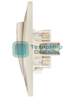 Systeme Electric Blanca внутр Беж Выключатель 1-клавишный (cх.1) с подсветкой, 10А, 250B