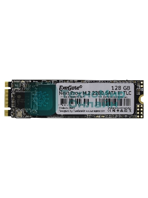 Накопитель SSD ExeGate NextPro+ UV500TS128, 128Gb, M.2, SATA 3, R/W 558/497