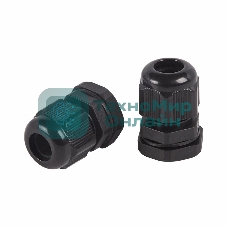 Кабельный ввод Rexant PG-13,5 (6-12 мм) черный